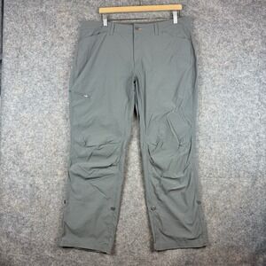 Orvis Jackson Quick Dry Pants Womens 16 Gray Hiking Fishing Performance